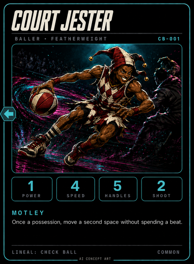 Court Jester, Baller · Featherweight
