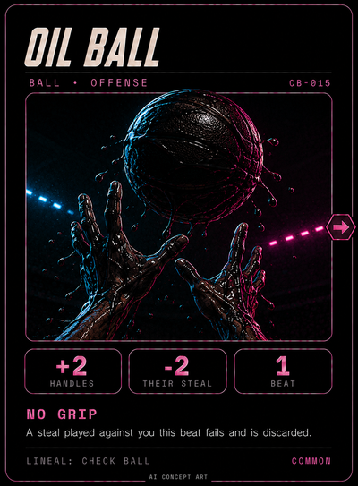 Oil Ball, Ball &middot; Offense, CB-015