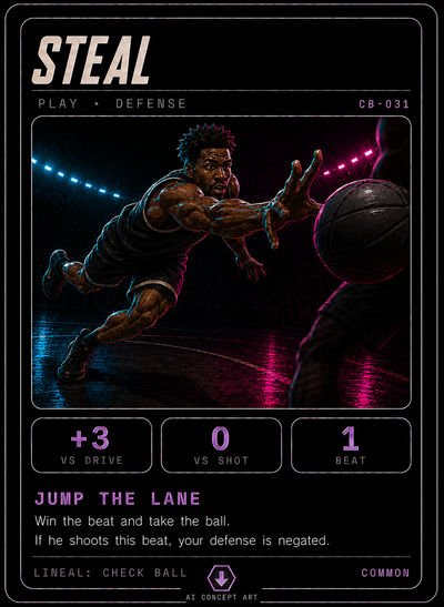 Steal, Play &middot; Defense, CB-031