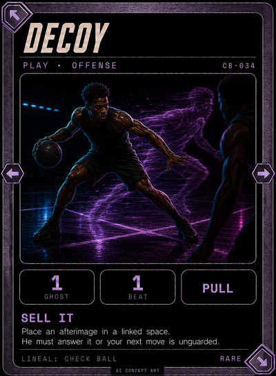 Decoy, Play · Offense