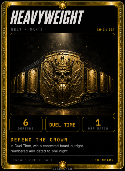 Heavyweight belt, CHI-004